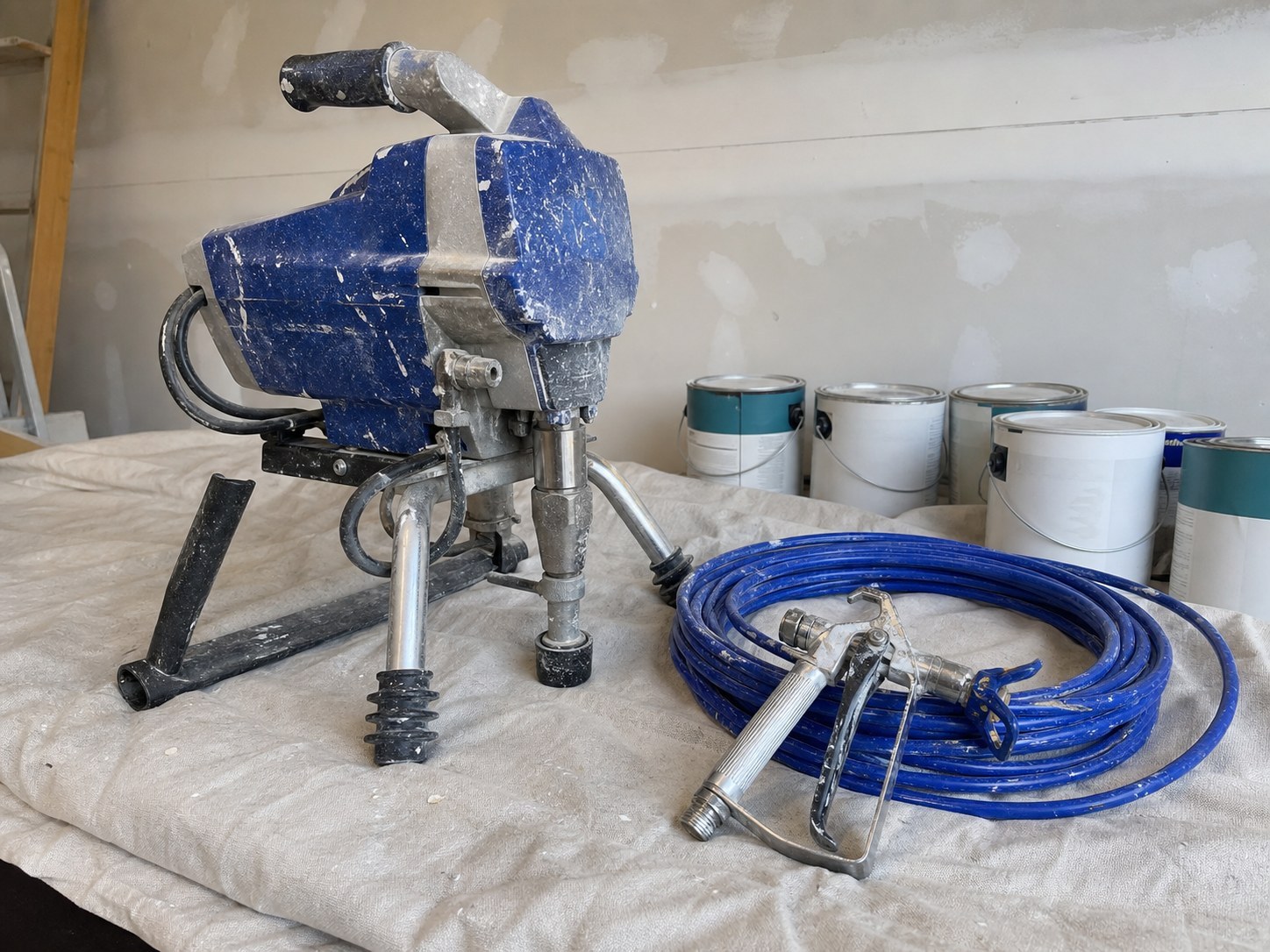 Airless Paint Sprayer with Hose and Gun