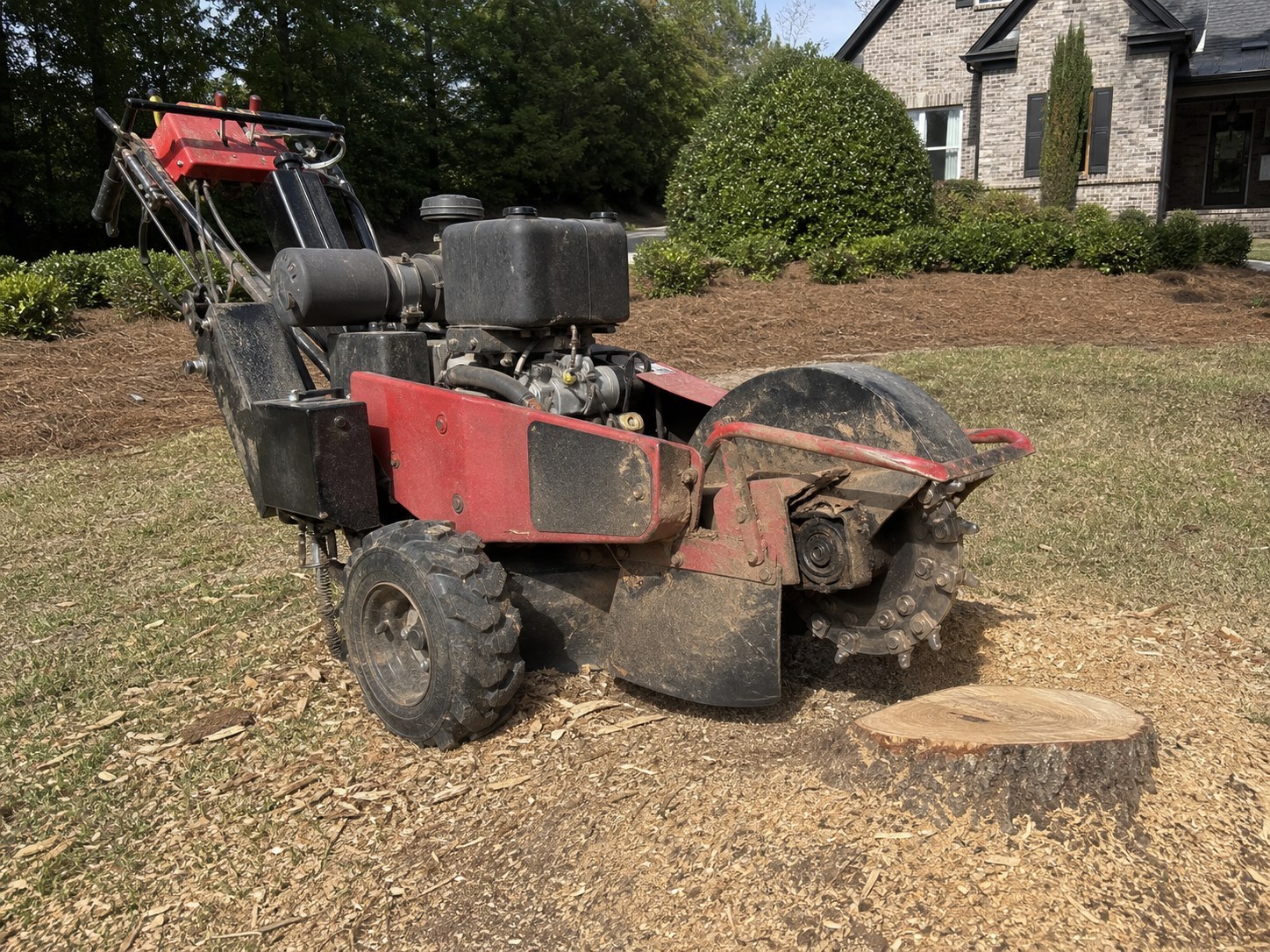 Walk-Behind Stump Grinder